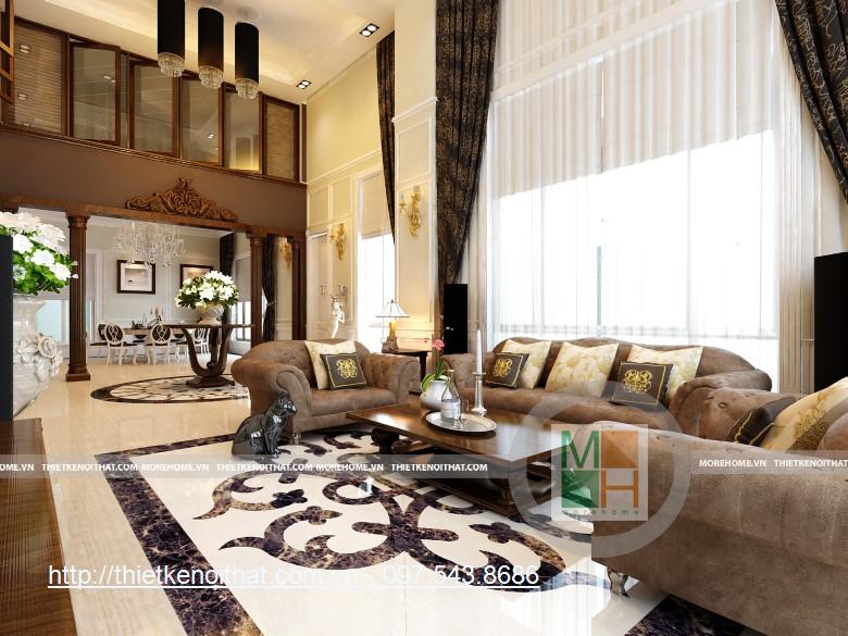 Thiết kế nội thất biệt thự Q9 Sài Gòn - Nhà chị Thảo